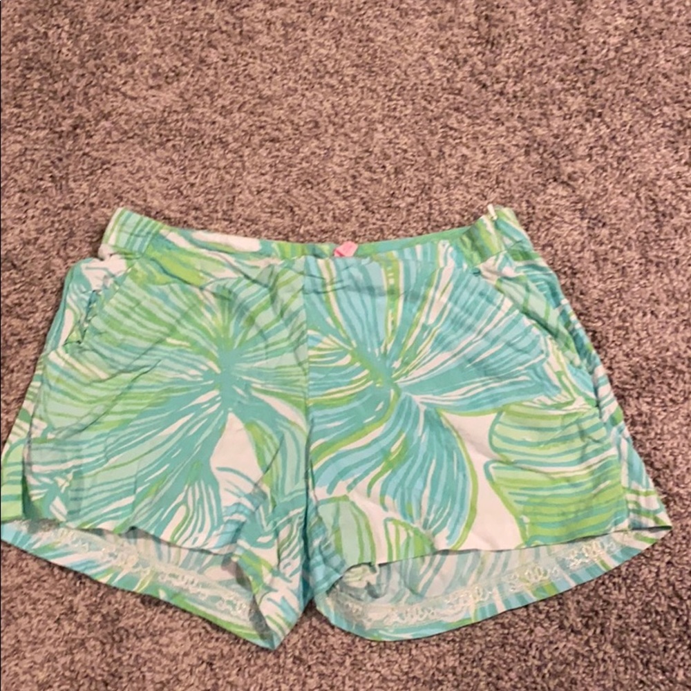 Lilly Pulitzer Leaf Print Shorts